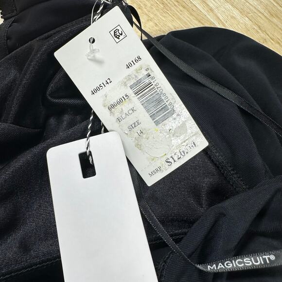 Magicsuit Sophie Tankini Top Black Women's Size 14 New With Tags Condition - Picture 7 of 9